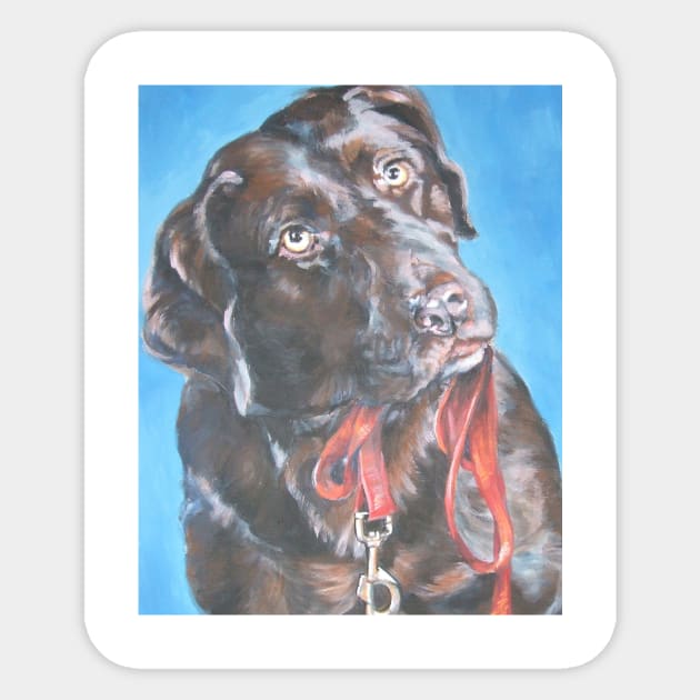 Labrador Retriever Fine Art Painting Sticker by LASHEPARD